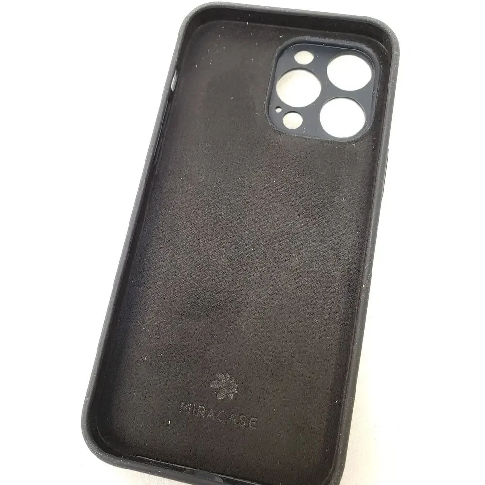 Miracase Silicone Case for Apple iPhone 14 Pro Max (Black)
